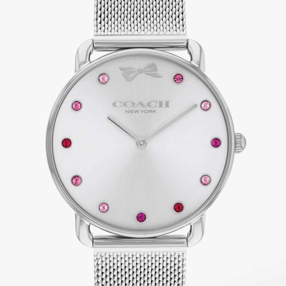 Coach Elliot Women's Gift Set - 36mm Watch with Stainless Steel Mesh Strap